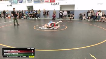 150 lbs Cons. Semi - Gabriel Reuter, Interior Grappling Academy vs Bohdan Porter, Avalanche Wrestling Association