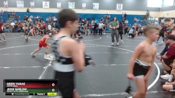 72 lbs Round 1 - Jesse Barlow, Legacy Elite Wrestling vs Aiden Yiakas, White Knoll