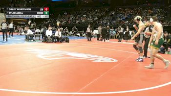 157 Class 4 lbs Semifinal - Tyler Abell, Rock Bridge vs Grady Mortensen, Lee`s Summit West