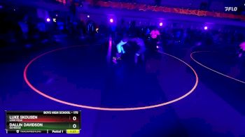 175 lbs Champ. Round 1 - Dallin Davidson, Skyridge vs Luke Skousen, Lone Peak