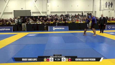Kentrell Laquane Pierson vs Bradly James Lopez 2025 World IBJJF Jiu-Jitsu No-Gi Championship