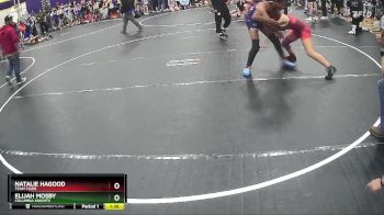 125 lbs Quarterfinal - Natalie Hagood, Team Tiger vs Elijah Mosby, Columbia Knights