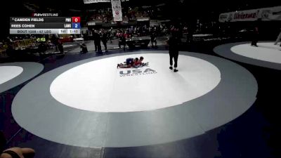 67 lbs Cons. Round 3 - Camden Fields, Petaluma Wrestling Club vs Rees Cohen, LAWC