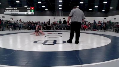 105 lbs Round 3 - Casey Bittner, DC Wrestling Academy vs August Hennings, Nebraska Elite