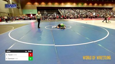 85 lbs Round Of 16 - Zayden Taylor, EGWA vs Case Cannon, Payson Lions Wrestling Club