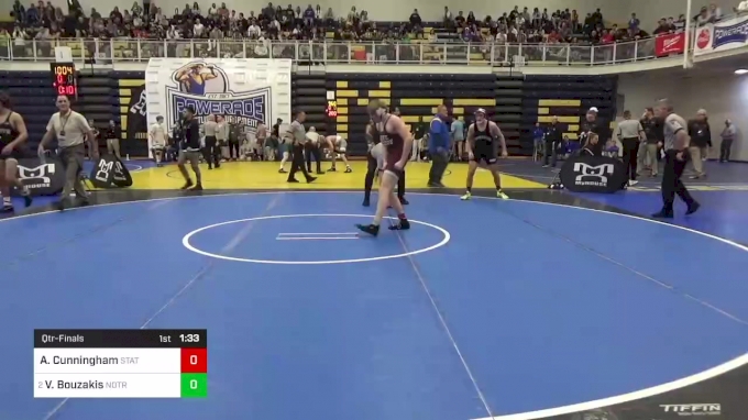 145 lbs Qtr-finals - Asher Cunningham, State College vs Vince Bouzakis ...