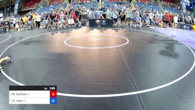 126 lbs Rnd Of 16 - Mason Carlson, UT vs Gage Lohr, SD