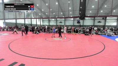 Junior Boys FS - 132 lbs Champ. Round 2 - Eben Nau, WA vs Josiah Willis, IL