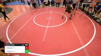 98 lbs Quarterfinal - Jaxson Vasquez, Pryor Tigers vs Lane Holman, Claremore Wrestling Club