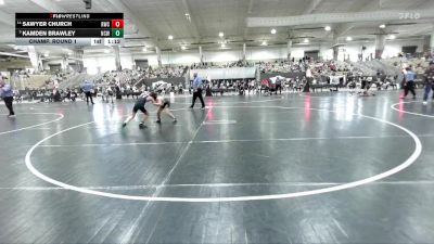 85 lbs Champ. Round 1 - Kamden Brawley, Nashville Catholic Wrestling vs Sawyer Church, Rabbit Wrestling Club