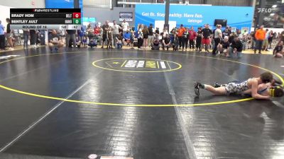 98 lbs Round Of 16 - Brady Hom, Delta vs Bentley Ault, Hanover
