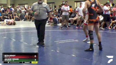 132 lbs Round 5 (6 Team) - George Dennis, MF Dynasty vs Seth Grady, WALA