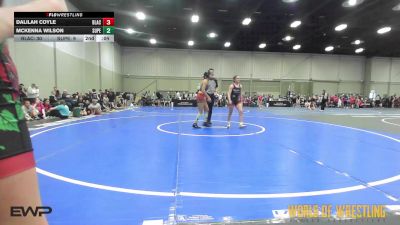 125 lbs Rr Rnd 1 - Shelby Coyle, Black Widows 7-12 vs Ki`Morah Cathey, Super Girls 7-12