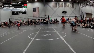285 lbs Round 1 (4 Team) - Caleb Tyler, Team Shutt Garnett Trained vs Braiden Sudor, Freakztyle Wrestling