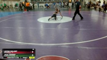 93 lbs Finals (8 Team) - Jaydin Willert, Hutchinson vs Jace Conway, Caledonia/Houston