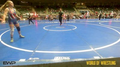 135 lbs Consi Of 4 - Aaliah Guebara, Maize Wrestling Club vs Kylee Adkins, Nakamura Wrestling