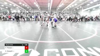 160 lbs Round Of 64 - Thomas Thorpe, VA vs Xander Dossett, GA