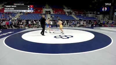 132 lbs Cons. Sub-rd Of 16 - Henry White, KS vs Colin Kuhn, MI