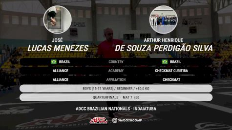 José Lucas Menezes vs Arthur Henrique De Souza Perdigã 2025 ADCC Brazilian Nationals