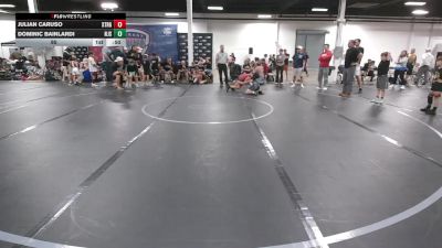 95 lbs Round 3 (6 Team) - Julian Caruso, Xtreme Team Grey vs Dominic Bainlardi, NJ Squeeze