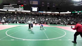 122 lbs Champ. Round 1 - Deunan Smith, Unattached vs Isabella Nelson, MEN1