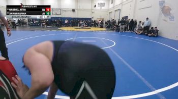 289 lbs Champ. Round 1 - Gabriel Attia, San Lorenzo Valley vs Xavier Lerma, JFK