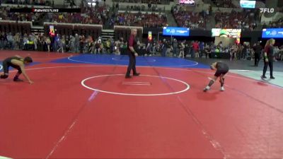 81 lbs Champ. Round 1 - Zachary Fulton, Powell Wrestling Club vs Jaxon Hellebrandt, Bearcats Wrestling Club Helena