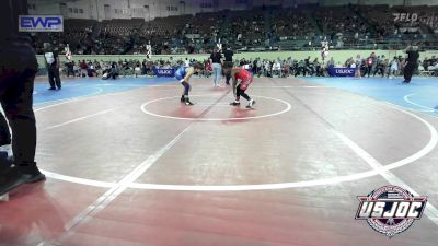 64 lbs Quarterfinal - Lamario Ramsey, Del City Little League vs Brody Harris, Bartlesville Wrestling Club