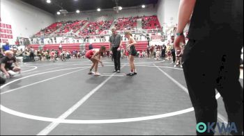 97 lbs Rr Rnd 3 - Addilynn Brooks, Tonkawa Takedown Club vs Angelica Ponce, South Central Punisher Wrestling Club