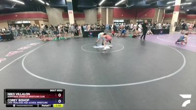 126 lbs Champ. Round 1 - Niko Villalon, Northside Amarillo Wrestling Club vs Corey Bishop, Lake Highlands High School Wrestling