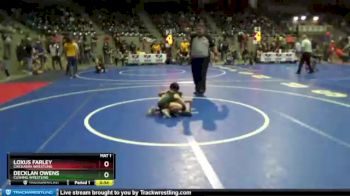 37 lbs Cons. Semi - Loxus Farley, Chickasha Wrestling vs Decklan Owens, Cushing Wrestling