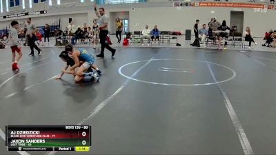 80 lbs Round 2 - Jaxon Sanders, Lost Tribe vs Aj Dziedzicki, Black Hive Wrestling Club