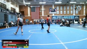 120 lbs Cons. Round 3 - Johnny Orr, Alta vs Kolvin Thompson, Box Elder
