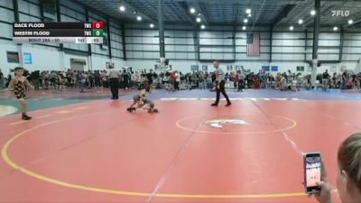 50 lbs Cons. Round 2 - Westin Flood, Tallwood Wrestling Club vs Dace Flood, Tallwood Wrestling Club