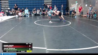 160 lbs Round 3 - Derek Riggs, Nampa Christian vs Gavin Rangus, All In Wrestling Academy