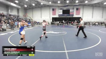 107 lbs Quarterfinal - Teegan Sibble, Bolivar-Richburg-5 vs Akasha Nunnally, Jamesville Dewitt/CBA-3