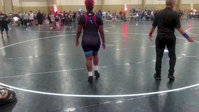 235 lbs Rr Rnd 1 - Sa'Nayah Sa'Nayah Serdinand, Florida Elite Wrestling vs Cerenity Whiting, Not Plain Jane's - Pink