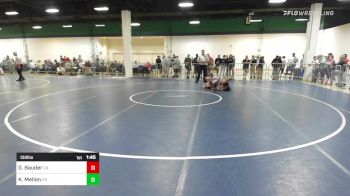 132 lbs Consi Of 32 #2 - Gavin Bauder, CA vs Kaden Mellon, OH