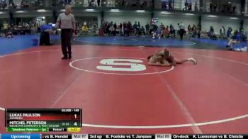 149 lbs 5th Place Match - Lukas Paulson, Augsburg vs Mitchel Peterson, Rochester Community & Tech. College