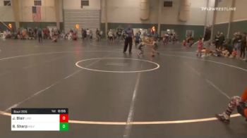 55 lbs Prelims - Jack Blair, Lincoln Jr Hawks vs Bru Sharp, Holyoke Youth Wrestling