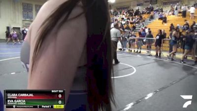 170 lbs Quarterfinal - Eva Garcia, Newport Harbor vs Clara Carbajal, Western