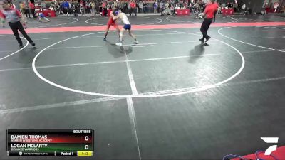 110 lbs Cons. Round 2 - Damien Thomas, Askren Wrestling Academy vs Logan McLarty, Ozaukee Warriors