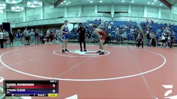 160 lbs Champ. Round 1 - Daniel Bomberger, CA vs Tyson Clear, OH