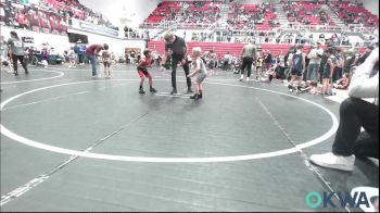 46 lbs Round Of 16 - Karter Hanna, Piedmont vs Drayson Couch, Del City Little League Wrestling