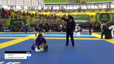 LAURA PERETTI vs GABRIELA ANDRELEVICIUS PEREIRA 2023 Brasileiro Jiu-Jitsu IBJJF