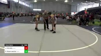 113 lbs Consolation - Jacob Estrada, Shed Wrestling vs Patinya Khamruechai, Vandals Elite