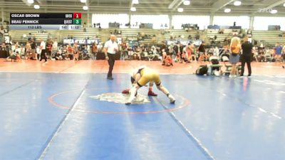 113 lbs Rr Rnd 1 - Oscar Brown, Ghost Ops GT - HSB vs Beau Fennick, Quest School Of Wrestling Black - HSB