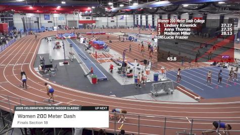 Women's 200m, Finals 18