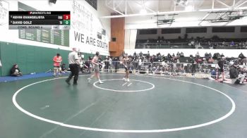 126 lbs Cons. Round 4 - David Golz, Trabuco Hills vs Kevin Evangelista, Paramount