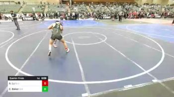 156 lbs Quarterfinal - Andrew Lu, Silverback WC vs Cale Baker, 208 Spartans